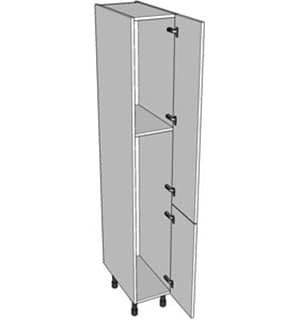 500mm Broom Unit 1425mm Top Door 2150 High Split Doors Smallest Door To Bottom Reduced Depth 300mm Total Height 2300 including 150 legs