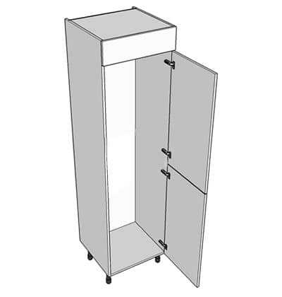 600mm integrated shop fridge freezer