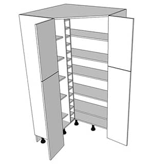 Howdens discount corner larder